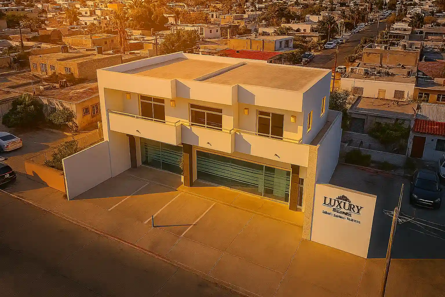 Fachada del laboratorio